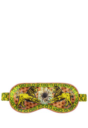 Leo Printed Silk Sleep Mask