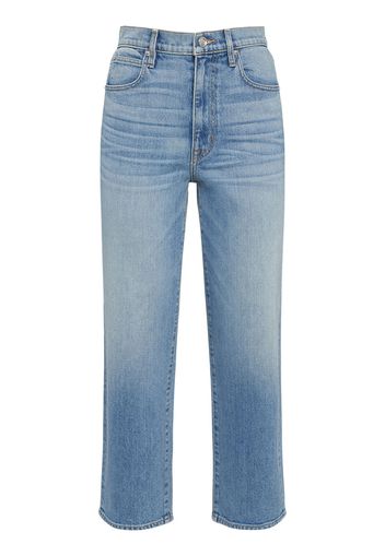 Jeans Cropped London In Denim Di Cotone