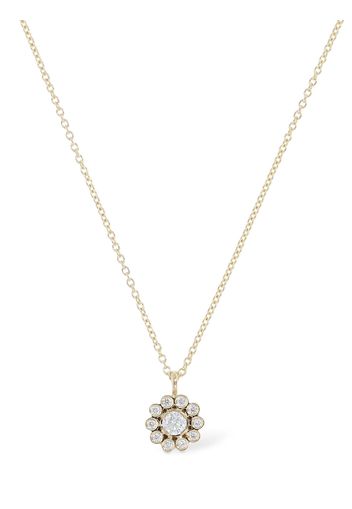 Collana Soleil Simple In Oro 18 Kt / Diamanti