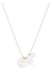 Collana Stella In Oro 14kt Con Perle