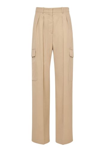 Pantaloni Cargo Jacopo In Twill Di Misto Cotone