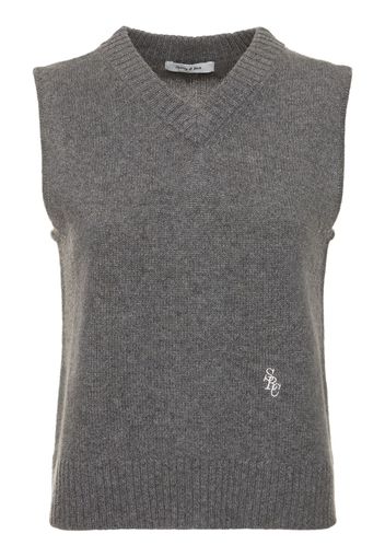 Gilet Src In Cashmere / Scollo A V