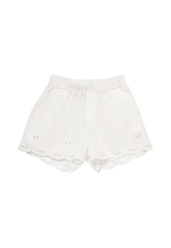 Shorts In Popeline Di Cotone