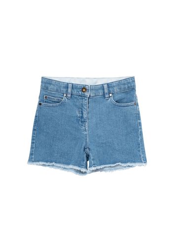 Shorts In Denim Di Cotone