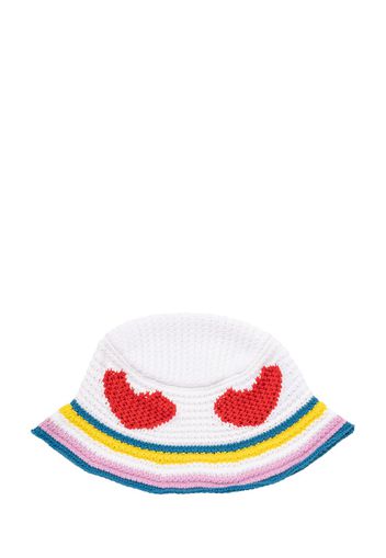 Cappello Bucket In Maglia Di Cotone