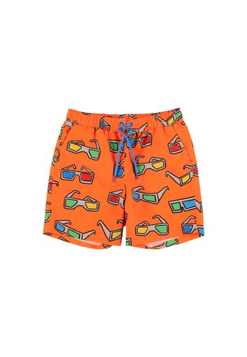 Shorts Mare In Poly Stampato