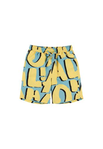 Shorts Mare In Poly Stampato