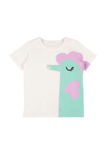 T-shirt In Cotone Con Stampa