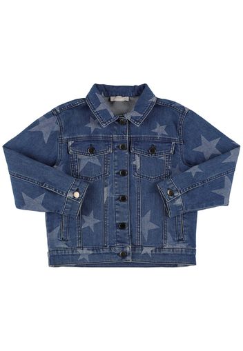 Organic Cotton Denim Printed Jacket