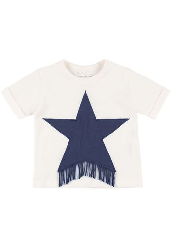 T-shirt In Jersey Di Cotone Con Patch