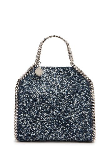 Tiny Falabella Eco Denim Tweed Bag