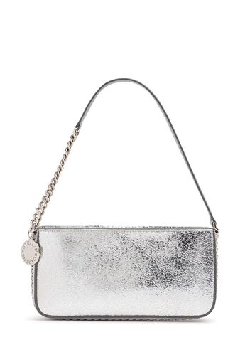 Crackled Metallic Shoulder Bag