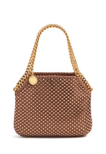 Borsa Mini Eco In Mesh Con Cristalli