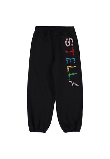 Embroidered Cotton Sweatpants