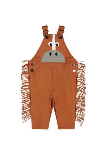 Cotton Overalls W/fringes