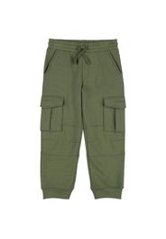 Pantaloni Cargo In Felpa Di Cotone Organico