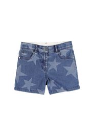 Printed Organic Denim Shorts