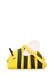 Bee Faux Leather Shoulder Bag