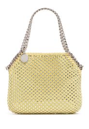 Borsa Mini Eco In Mesh Di Cotone Con Cristalli