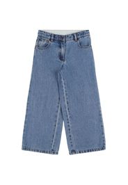 Cotton Denim Jeans W/patch