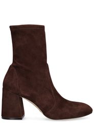 Stivaletti Flareblock In Camoscio 85mm