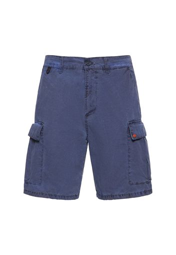 Shorts Cargo In Popeline Di Cotone