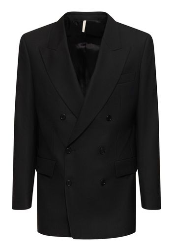 Double Breasted Wool Blazer