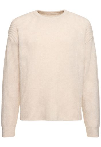 Air Wool Blend Rib Knit Sweater