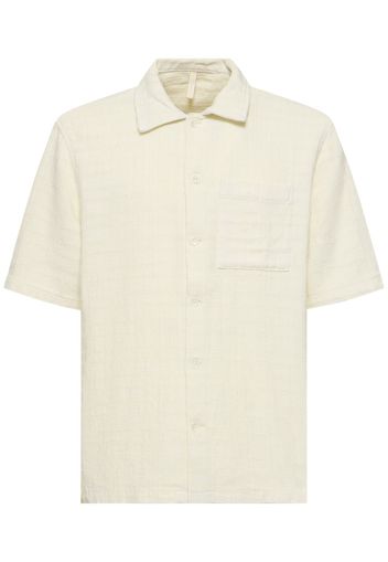 Spacey Linen Blend Short Sleeve Shirt