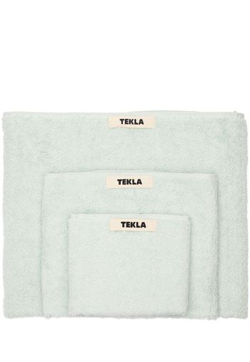 Set Di 3 Asciugamani In Cotone Organico