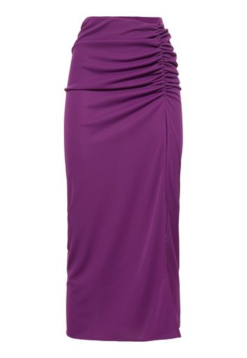 Paige High Slit Jersey Midi Skirt