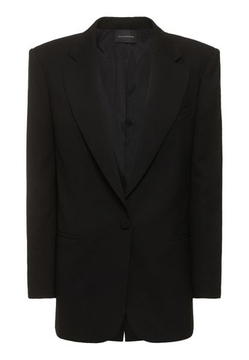 Blazer Oversize Guia In Techno Crepe