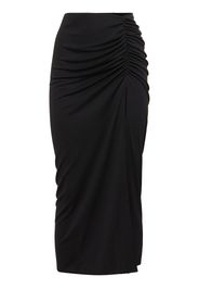 Paige High Slit Jersey Midi Skirt