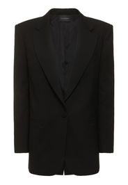 Blazer Oversize Guia In Techno Crepe