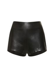 Shorts Vita Alta Polly In Similpelle