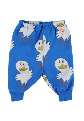 Duck Print Cotton Sweatpants