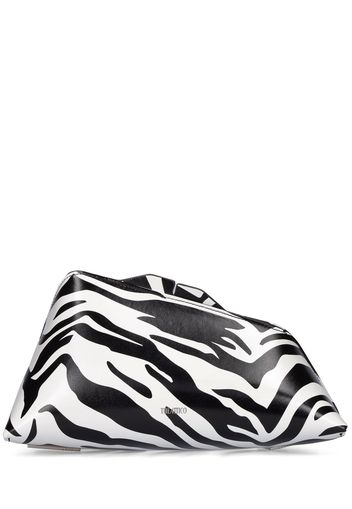 Pochette 8.30 Pm In Pelle Stampa Zebra