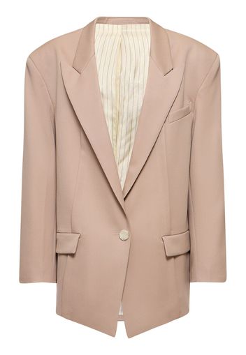 Blazer Monopetto Glen In Gabardina