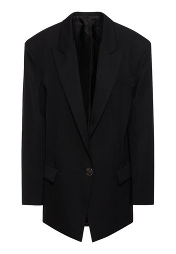 Blazer Monopetto Glen In Gabardina