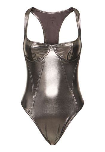 Metallic Lycra One Piece Swimsuit