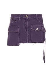 Minigonna Cargo Fay In Denim