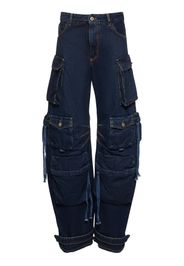 Jeans Cargo Vita Bassa Fern In Denim