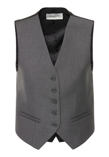 Gilet Gelso In Misto Lyocell