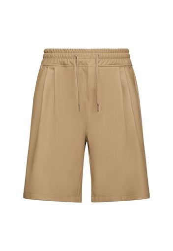 Shorts Jogging In Similpelle