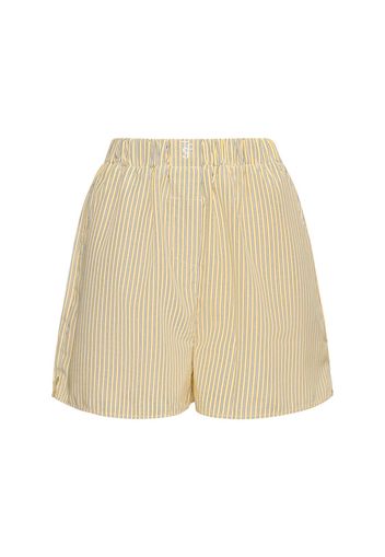 Shorts Lui In Misto Cotone Oxford