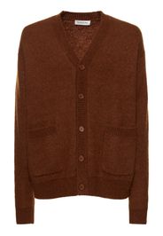 Cardigan In Maglia Di Misto Mohair