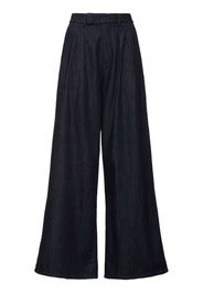 Nolan Pleated Cotton Denim Pants