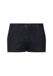 Kate Cotton Denim Mini Shorts