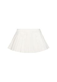 Blake Pleated Denim Mini Skirt