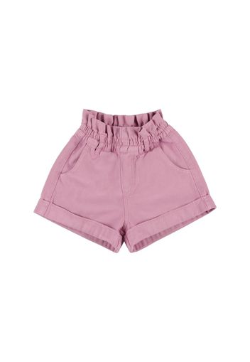 Shorts In Gabardina Di Cotone